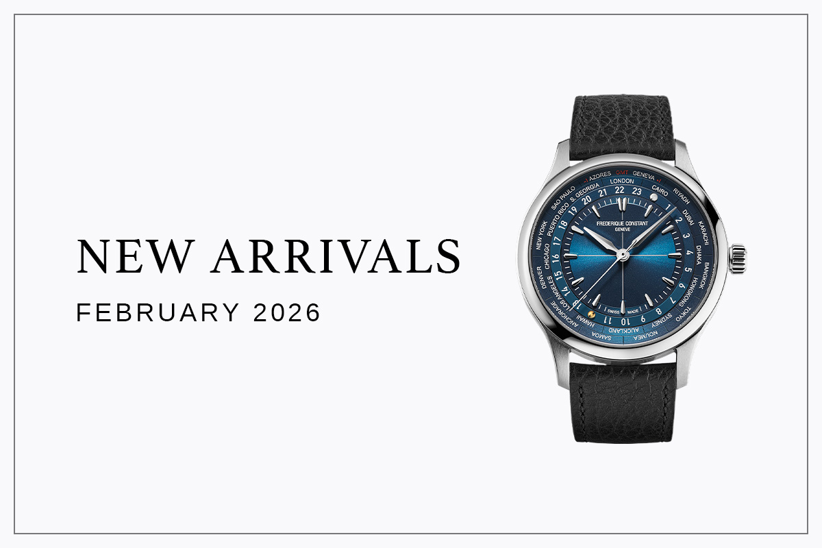 フレデリック・コンスタント「クラシック ワールドタイマー マニュファクチュール」ウォッチエンジェルス（Watch Angels）とのコラボレーションモデル。ブティック東京スペシャルとして2026年2月発売
